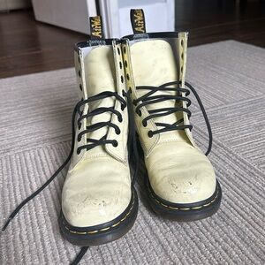 Girls Dr. Martens. In solid condition but worn on and off for one year.